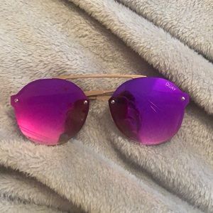 Quay Australia Camden Heights Pink Sunglasses